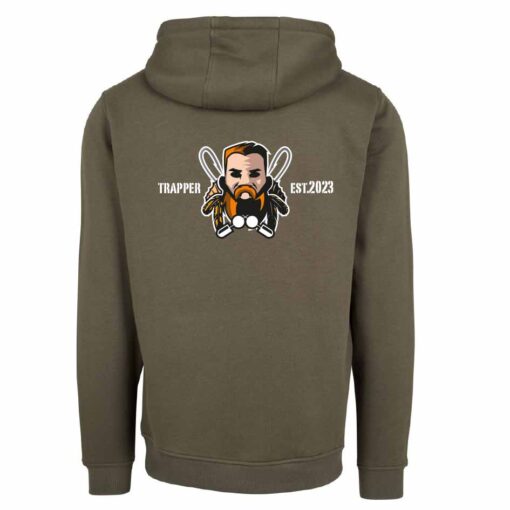 Hoodie Trapper Olive – Bild 2